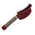 2021 Wholesale Salon Hairdressing Wooden Paddle Hair Brush Hair Extension Comb Plastic Hair Massage Brush